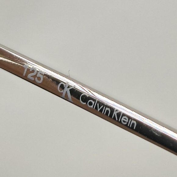 True Vintage Calvin Klein Sunglasses CK 2032 Silver Rare Collectible Frames - Picture 8 of 8